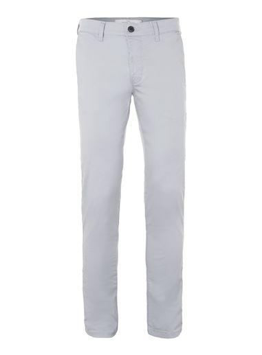 Topman Mens Grey Light Gray Stretch Skinny Chinos