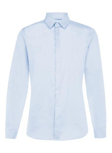 Topman Mens Premium Blue Egyptian Cotton Shirt