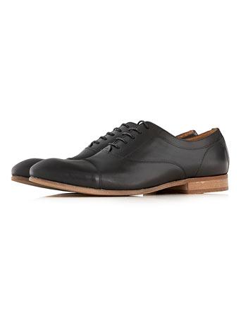 Hudson Black Oxford Lace Up Shoes