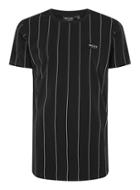 Topman Mens Nicce Black Stripe T-shirt