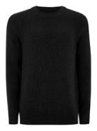 Topman Mens Selected Homme Black 'preston' High Neck T-shirt