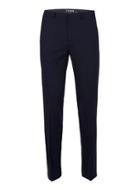 Topman Mens Blue Navy Skinny Fit Suit Pants Containing Wool