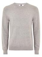 Topman Mens Grey Gray Hem Stitch Sweater