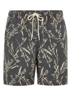 Topman Mens Selected Homme Black Printed Swim Shorts