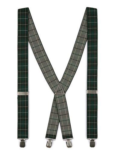 Topman Mens Multi Black Watch Suspenders