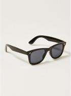 Topman Mens Black 50's Sunglasses