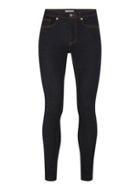 Topman Mens Blue Raw Indigo Spray On Jeans