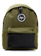 Topman Mens Blue Hype Olive And Navy Backpack*