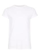 Topman Mens White Muscle Fit Roller Sleeve T-shirt