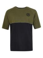 Topman Mens Converse Green And Black Block T-shirt