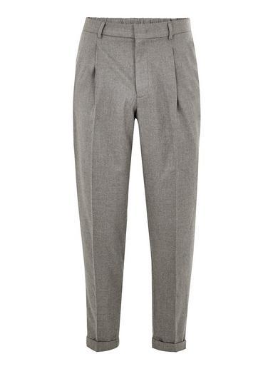 Topman Mens Grey Gray Smart Tapered Pants