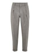 Topman Mens Grey Gray Smart Tapered Pants