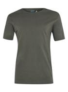 Topman Mens Green Dark Khaki Slim Fit Marl T-shirt