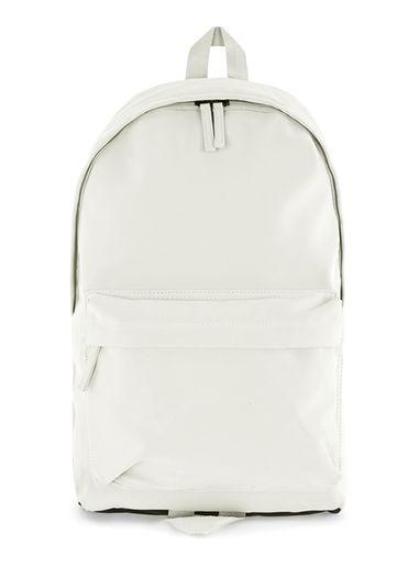 Topman Mens Grey Faux Suede Backpack
