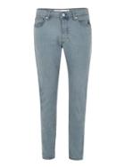 Topman Mens Blue Misty Stretch Slim Jeans