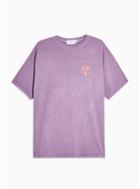 Topman Mens Purple Lilac Mystery T-shirt