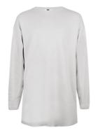 Topman Mens Grey Raw Edge Longline Loungewear Sweatshirt