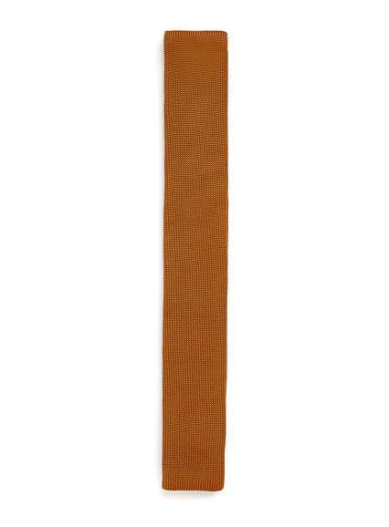Topman Mens Brown Toffee Knitted Tie