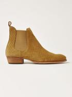 Topman Mens Brown Sand Suede South Chelsea Boots