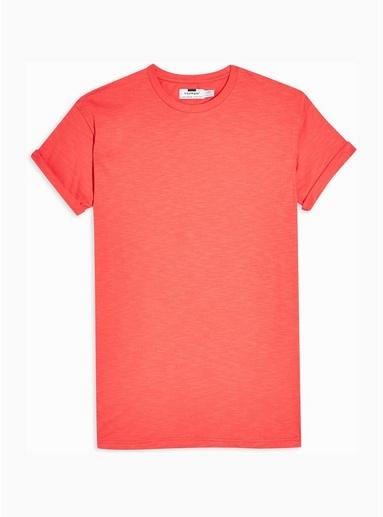 Topman Mens Red Slub Roller T-shirt