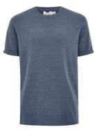 Topman Mens Blue Boxy T-shirt