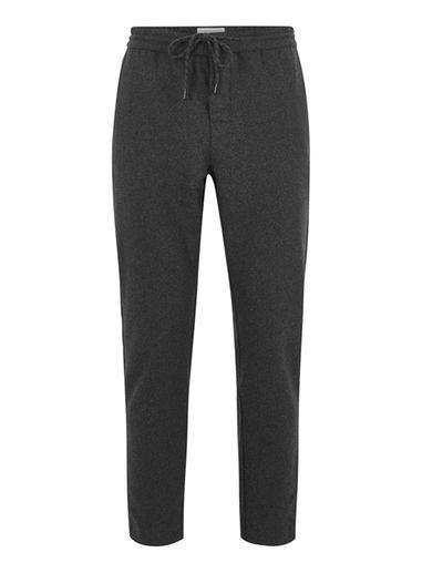 Topman Mens Grey Gray Premium Wool Skinny Joggers