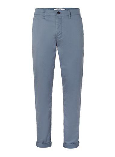Topman Mens Light Blue Stretch Slim Chinos