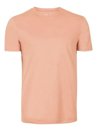 Topman Mens Dark Orange Slim Fit T-shirt