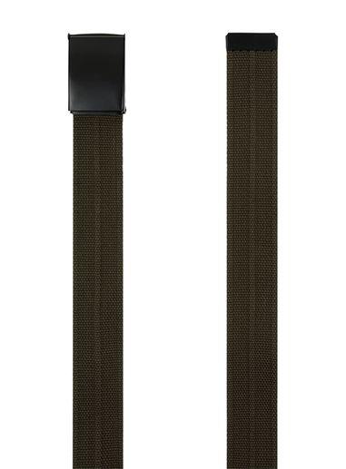 Topman Mens Green Khaki Fabric Belt