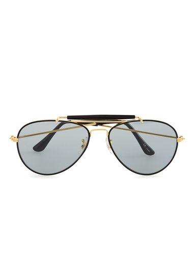 Topman Mens Hindsight Vintage Gold Sunglasses*