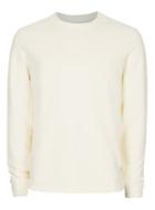 Topman Mens Brown Selected Homme Pale Yellow Soft Touch Sweatshirt