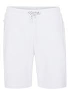 Topman Mens White Pique Textured Jersey Shorts