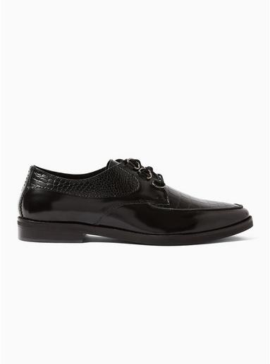 Topman Mens Grey Black 'dublin' D Ring Shoes