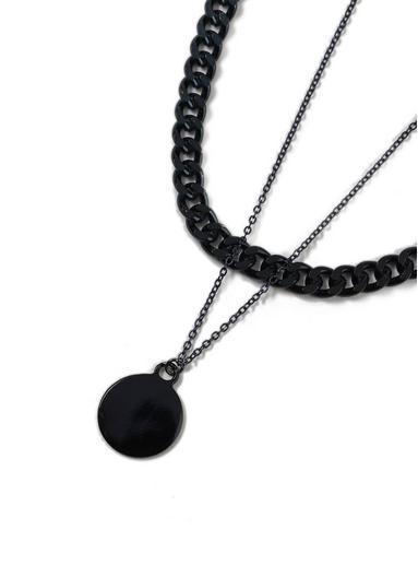 Topman Mens Navy Dark Blue Multi Necklace*