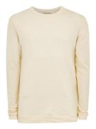 Topman Mens Brown Selected Homme Beige Long Sleeve T-shirt