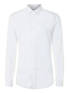 Topman Mens White Slim Fit Long Length Dress Shirt