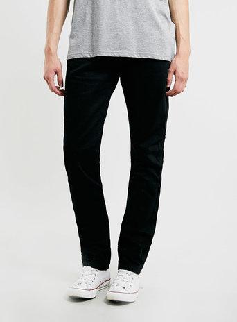 Topman Mens Black Vintage Slim Fit Jeans