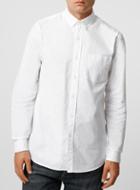 Topman Mens White Oxford Long Sleeve Casual Shirt