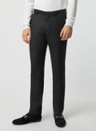 Topman Mens Selected Homme Black Tuxedo Suit Pants