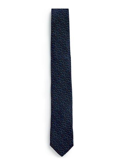 Topman Mens Blue Rainbow Speckled Tie