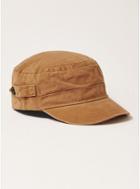 Topman Mens Blue Sand Canvas Cadet Cap