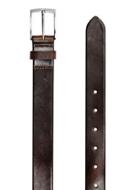 Topman Mens Premium Leather Smart Brown Belt