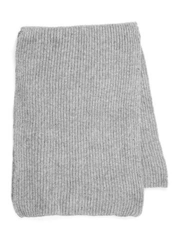 Topman Mens Topman Premium Grey Lambswool Scarf