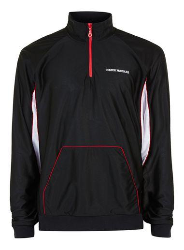Topman Mens Nasir Mazhar X Topman Black And Red Track Top