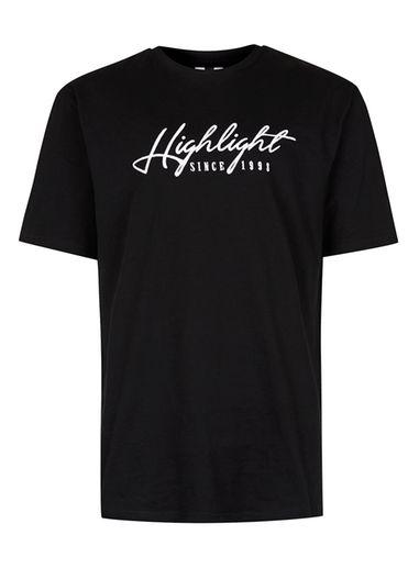 Topman Mens Embroidered Black Highlight T-shirt