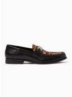 Topman Mens Black Muse Loafers