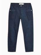 Topman Mens Navy Cargo Original Trousers