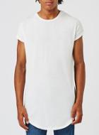 Topman Mens White Drop Shoulder T-shirt