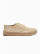Topman Mens Yellow Sand Vesper Brogues