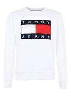 Topman Mens Tommy Jeans White Logo Sweatshirt